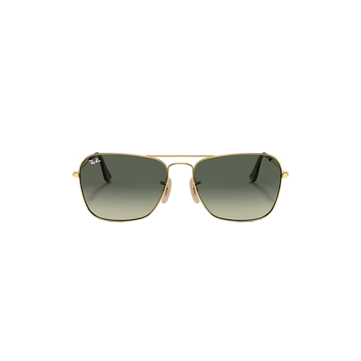 Ray-Ban RB3136 181/71 58 Polished Arista Gold Caravan Sunglasses – Classic Metal Frame