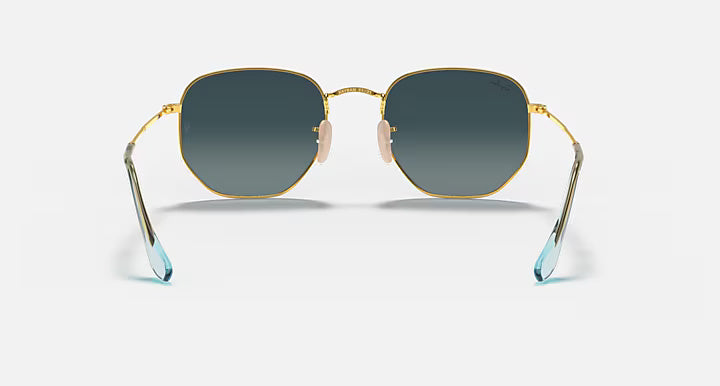 Ray-Ban RB3548N 91233M Unisex Irregular Sunglasses – 51mm Gradient Blue Lenses
