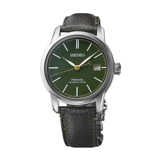 Presage Craftsmanship Series Natural Green Urushi Lacquer Men's Watch – SPB407J1