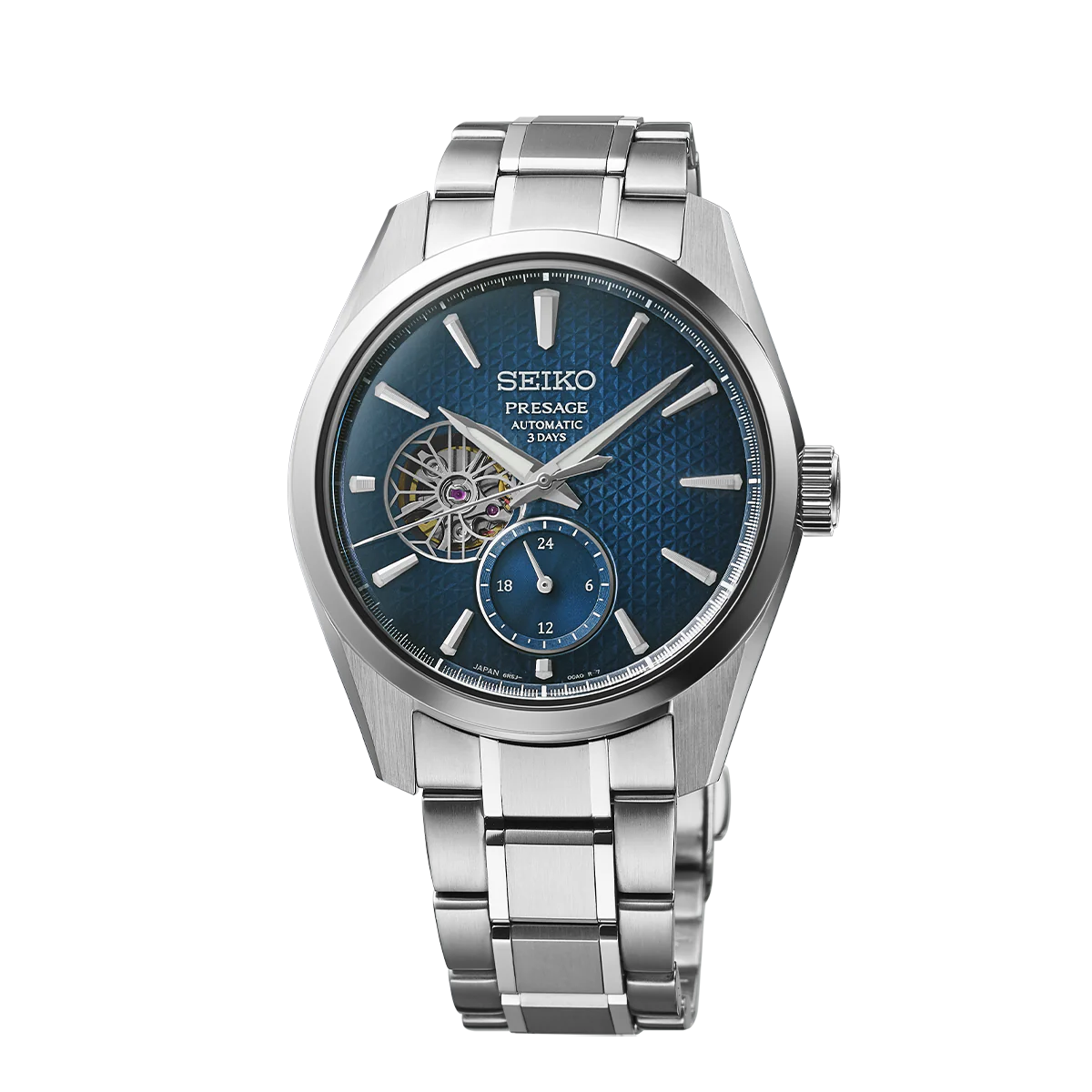 Presage Sharp Edged Asanoha Automatic Blue Dial Men's Watch - SPB417J1