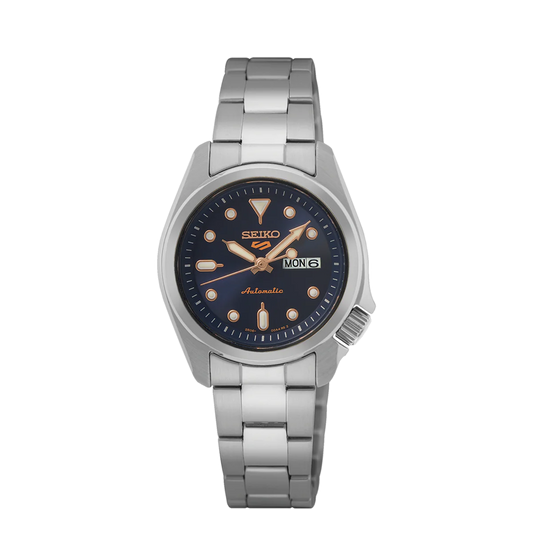 Seiko 5 Sports Compact Automatic Blue Dial Women's Watch - SRE003K1