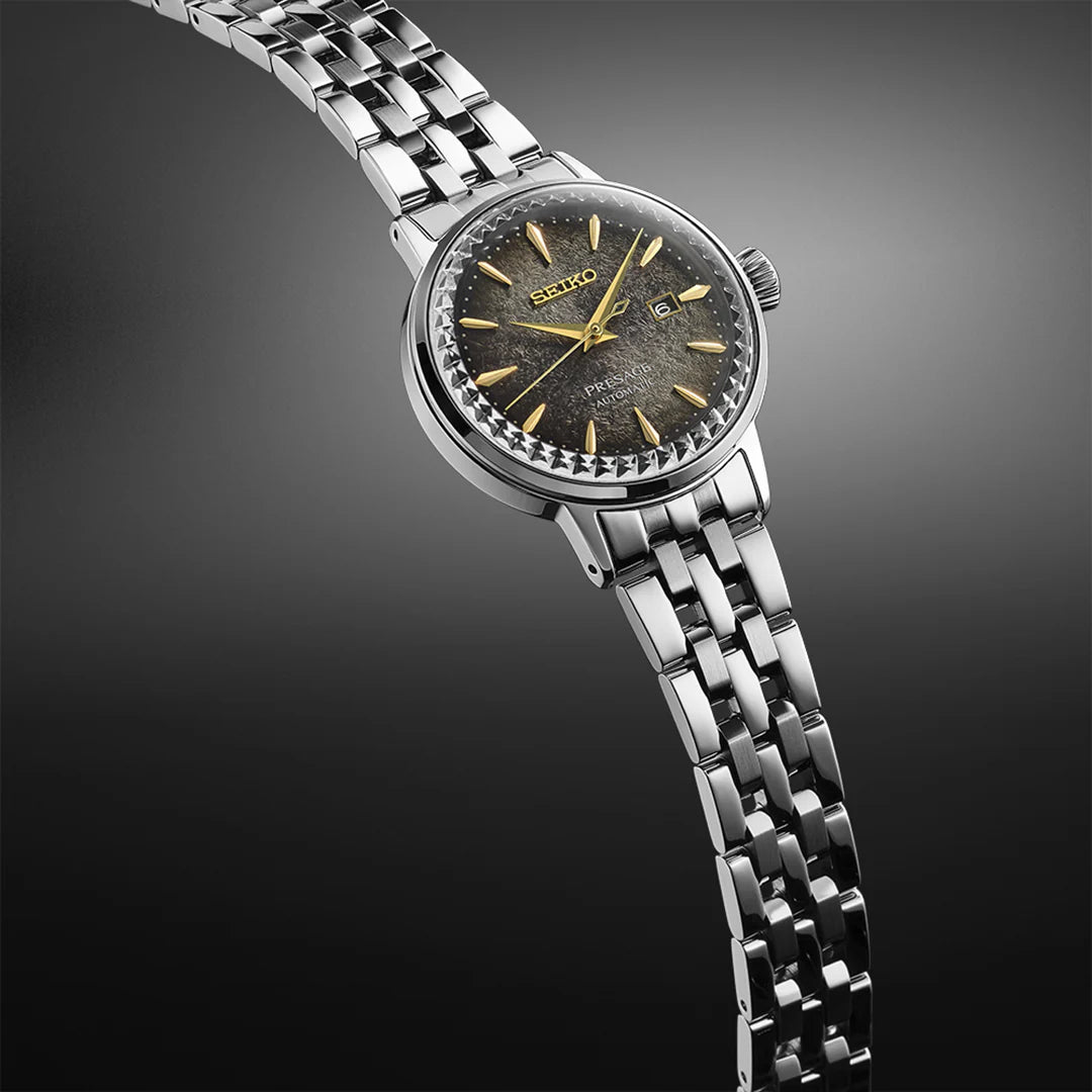 Presage Cocktail Time Star Bar Compact Style Women's Watch - SRE015J1