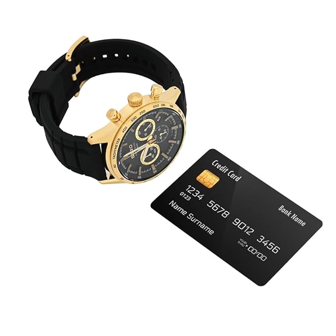 Automatic Chronograph Black Dial Watch for Men - SSB446P1