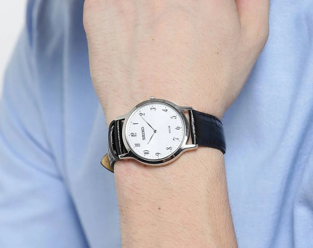 Seiko Solar White Dial Analogue watch - SUP863P1