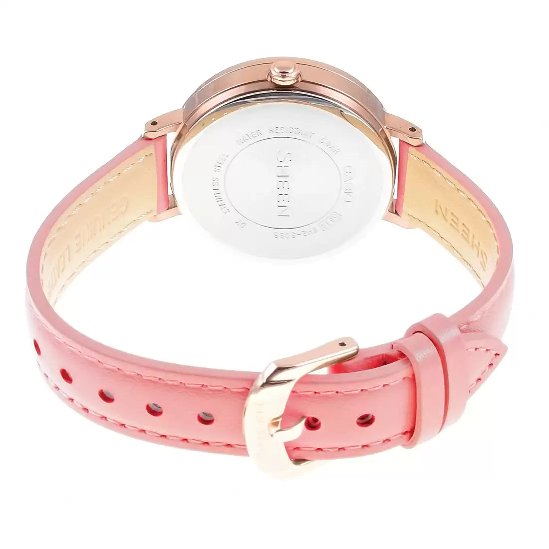 Casio SHEEN SHE-3066PGL-4AUDF - SX239 Pink Gold IP - Women's Watch