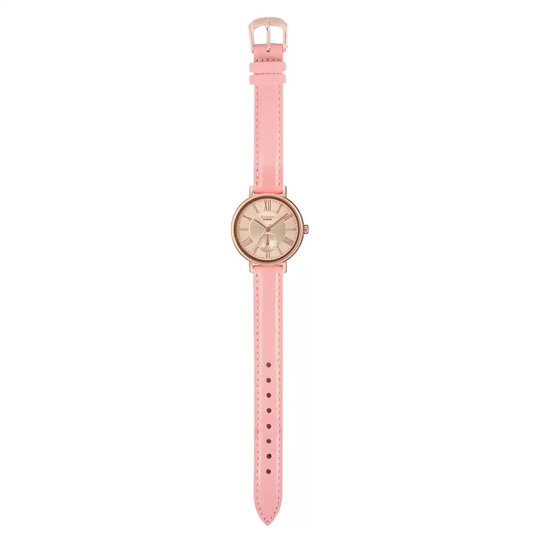Casio SHEEN SHE-3066PGL-4AUDF - SX239 Pink Gold IP - Women's Watch
