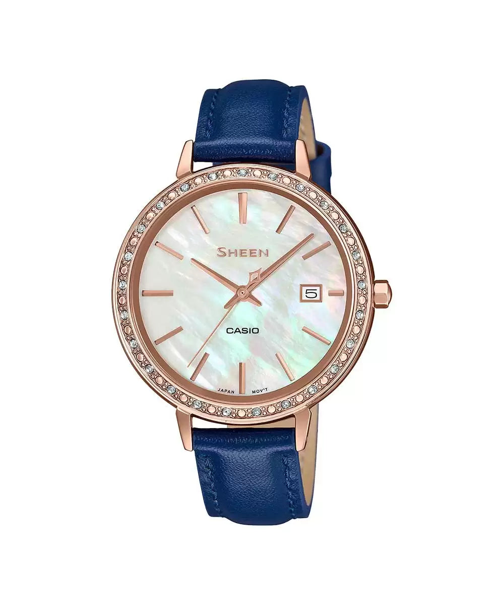 Casio SHEEN SHE-4052PGL-7AUDF - SX245 Pink Gold IP - Women's Watch