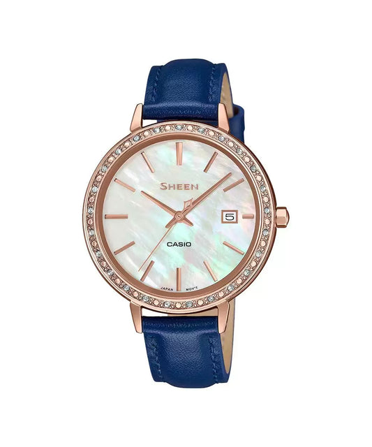 Casio SHEEN SHE-4052PGL-7AUDF - SX245 Pink Gold IP - Women's Watch