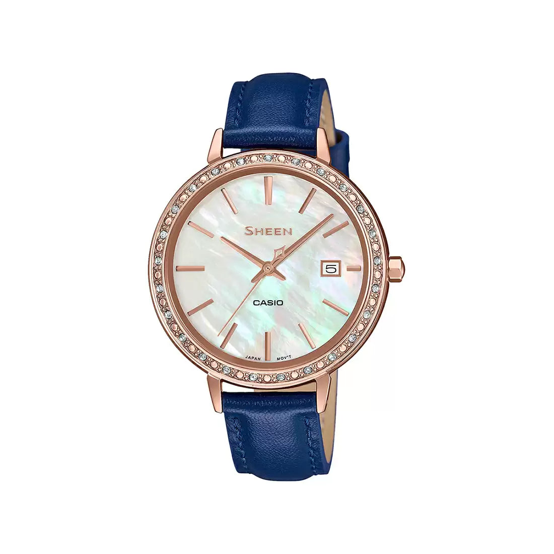 Casio SHEEN SHE-4052PGL-7AUDF - SX245 Pink Gold IP - Women's Watch