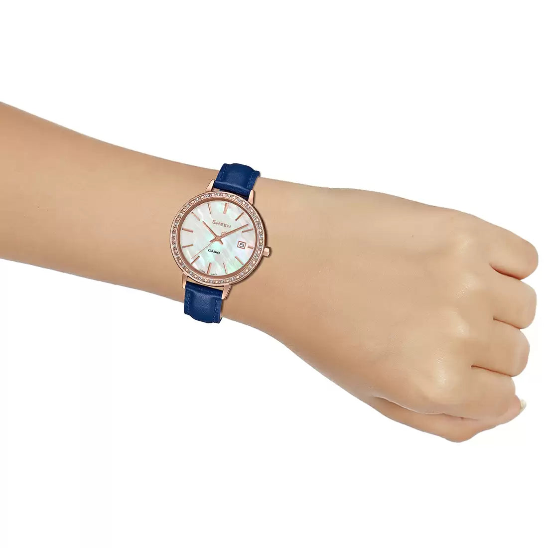 Casio SHEEN SHE-4052PGL-7AUDF - SX245 Pink Gold IP - Women's Watch