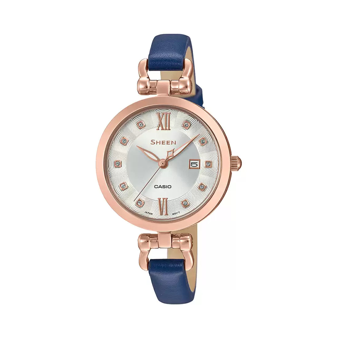 Casio SHEEN SHE-4055PGL-7AUDF - SX258 Pink Gold IP - Women's Watch