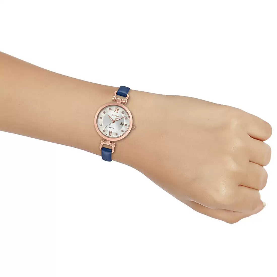 Casio SHEEN SHE-4055PGL-7AUDF - SX258 Pink Gold IP - Women's Watch