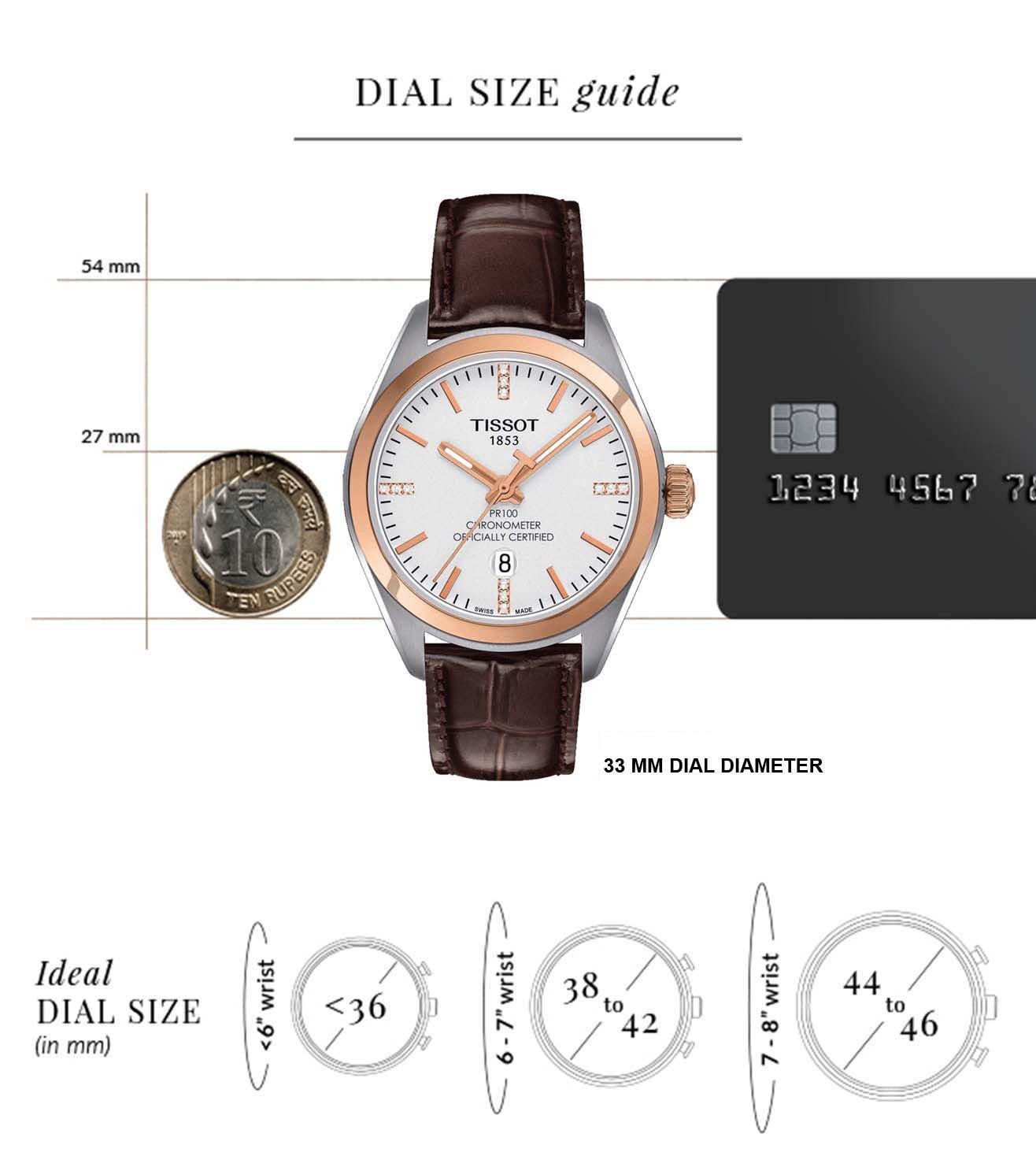 T1012512603600 | TISSOT PR 100 Lady COSC