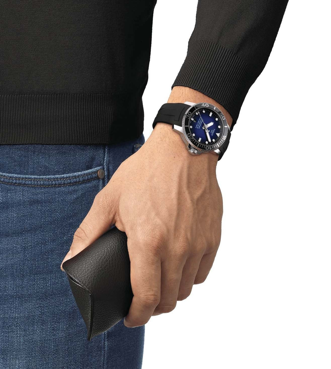 T1204071704100 | TISSOT T-Sport Seastar 1000 Powermatic Swiss Automatic Watch for Men