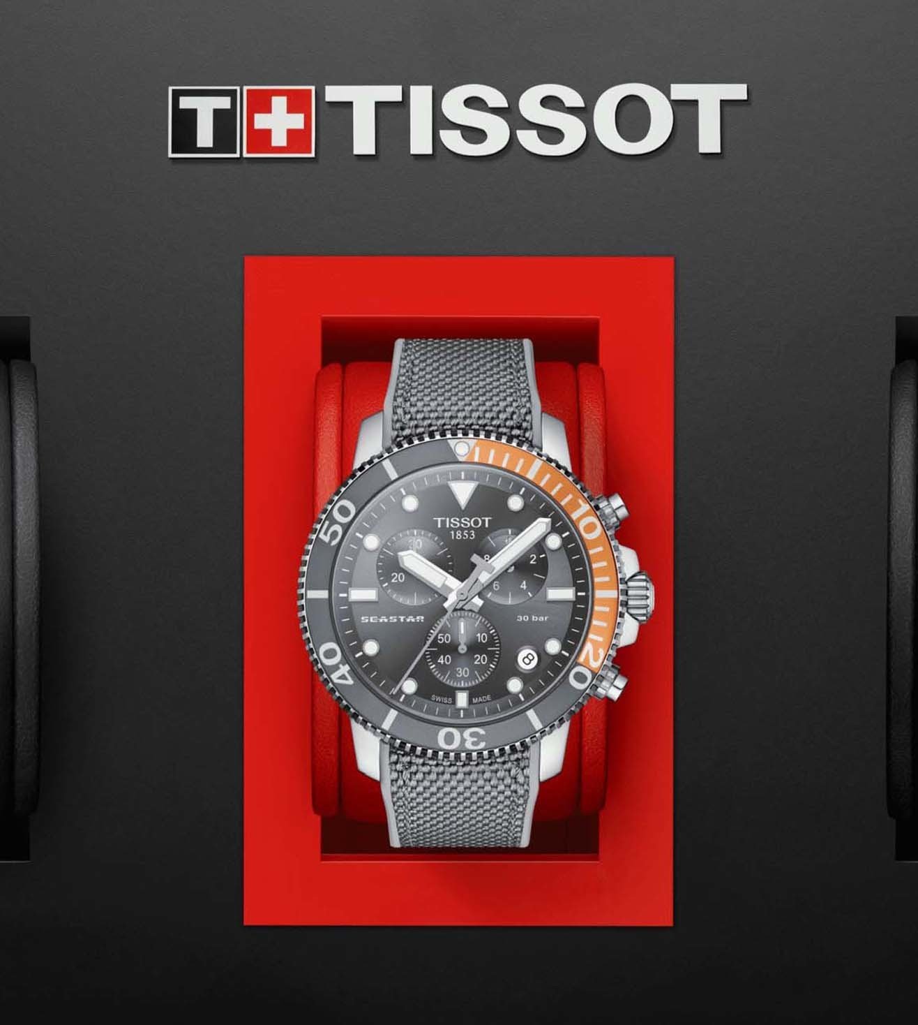 T1204171708101 | TISSOT Seastar 1000 T-Sport Chronograph Watch for Men