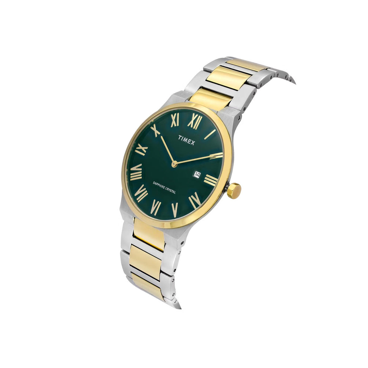 Timex Quartz Green Dial With Roman Number Analog Men Watch TWEG23609
