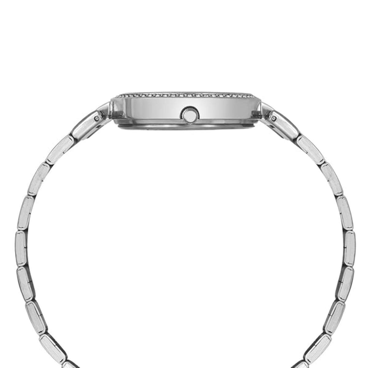 Timex Champagne Round Dial Analog Women's Watch - TWEL18712