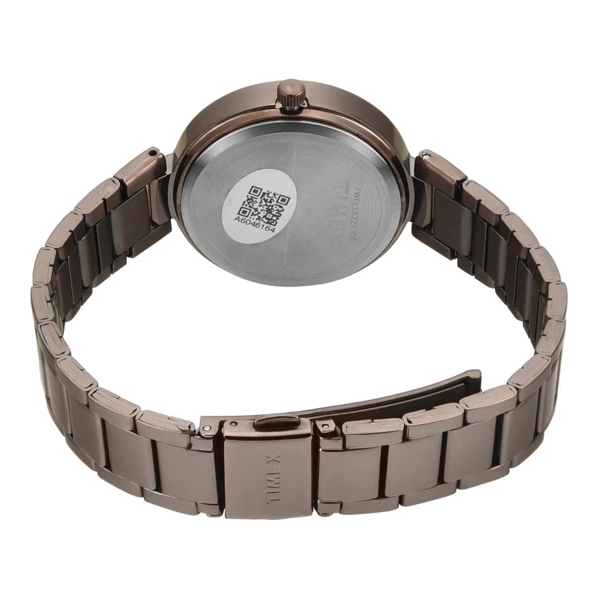 Timex Quartz Brown Round Dial Analog Women's Watch TWEL18722