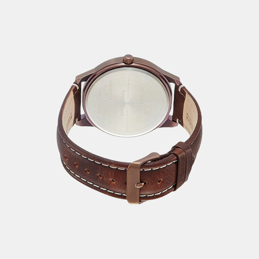 Timex Fashion Men's Digital Brown Dial Round Case Multifunction Watch -TW000U914