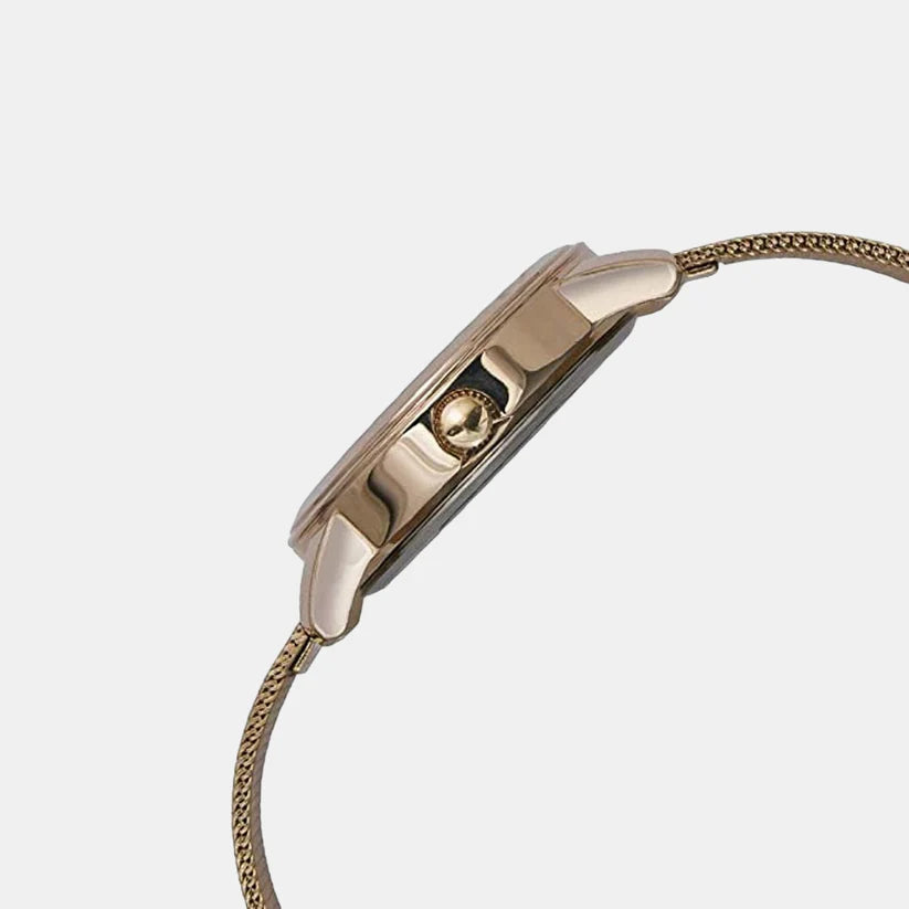 Timex Rose Gold Analog Stainless Steel Women's Watch - TW000W111