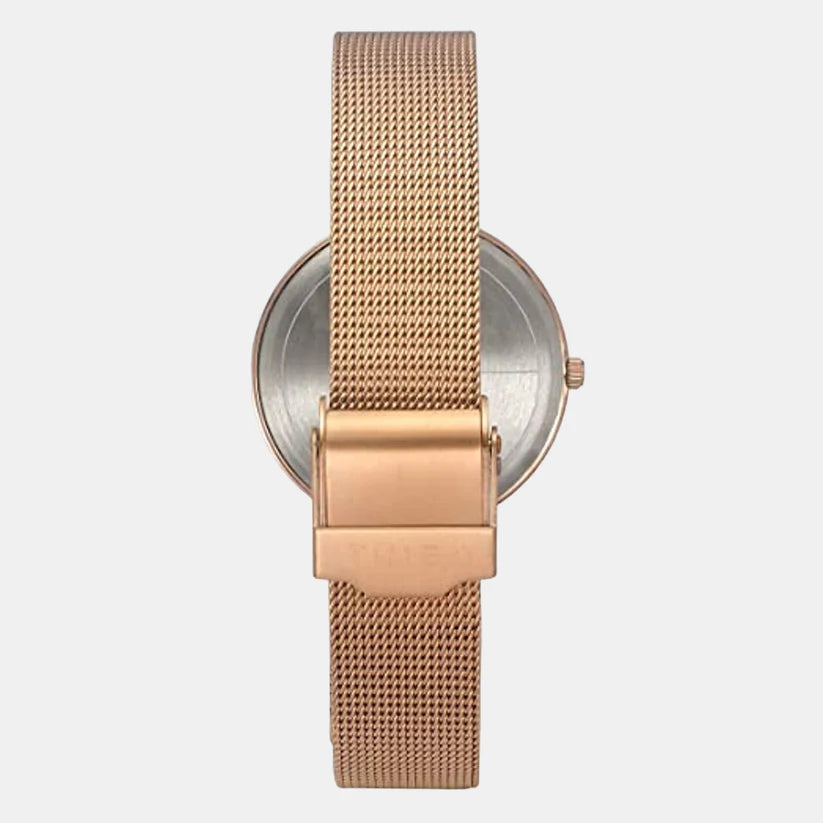 Timex Fashion Women's Pink Round Multifunction Dial Watch -TW000X242