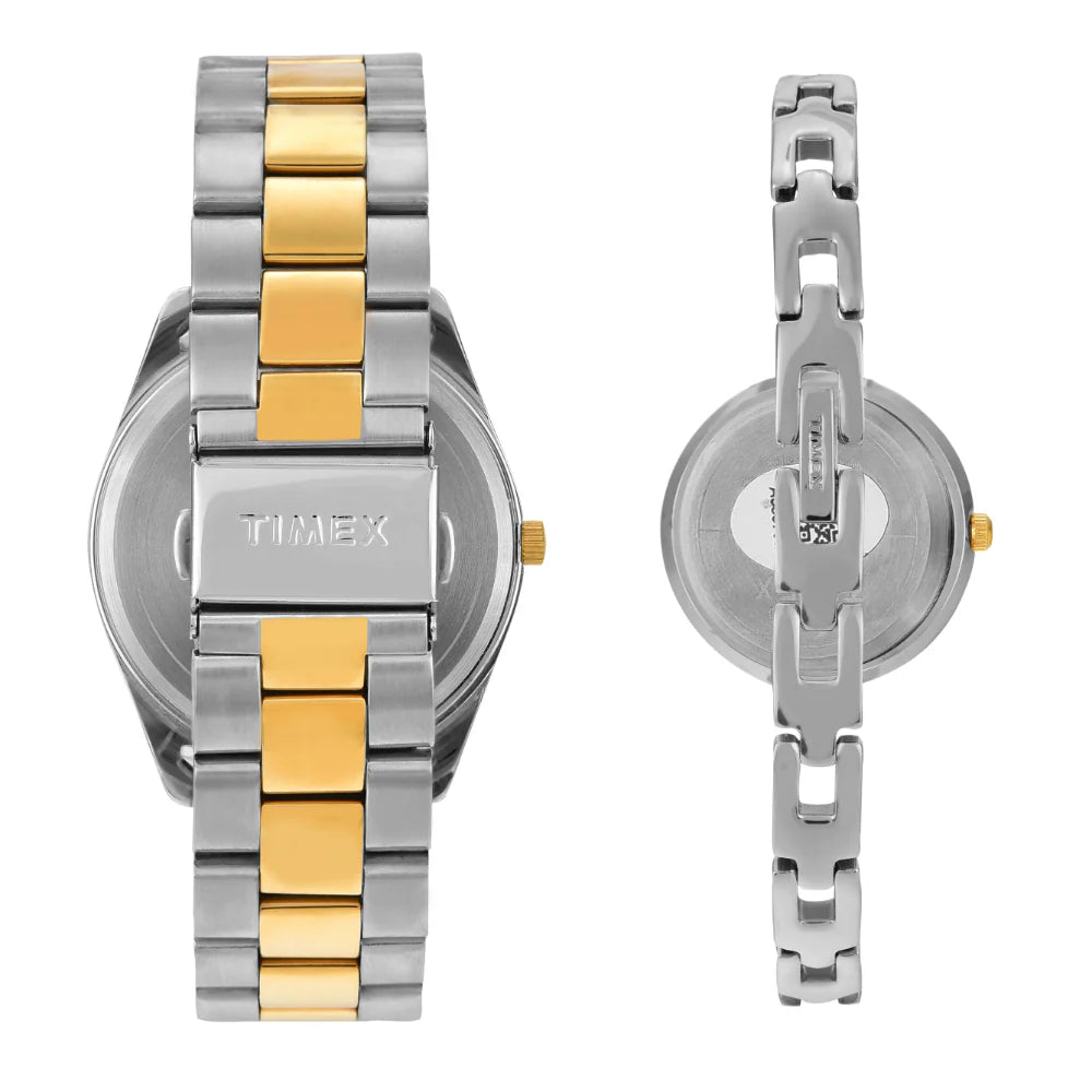 Timex Fashion Silver Round Dial Analog Unisex Watch - TW00PR308
