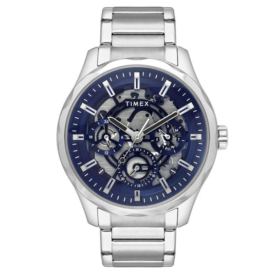 Timex Men Blue Round Dial Quartz Analog Watch - TW0TG7627