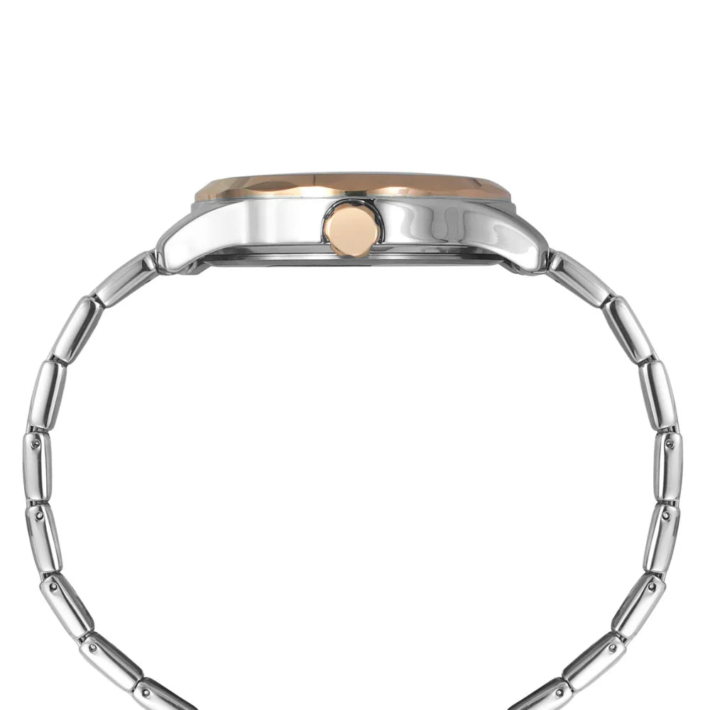 Timex Men Quartz Rose Gold Dial Analog Stainless Steel Watch TW0TG7629