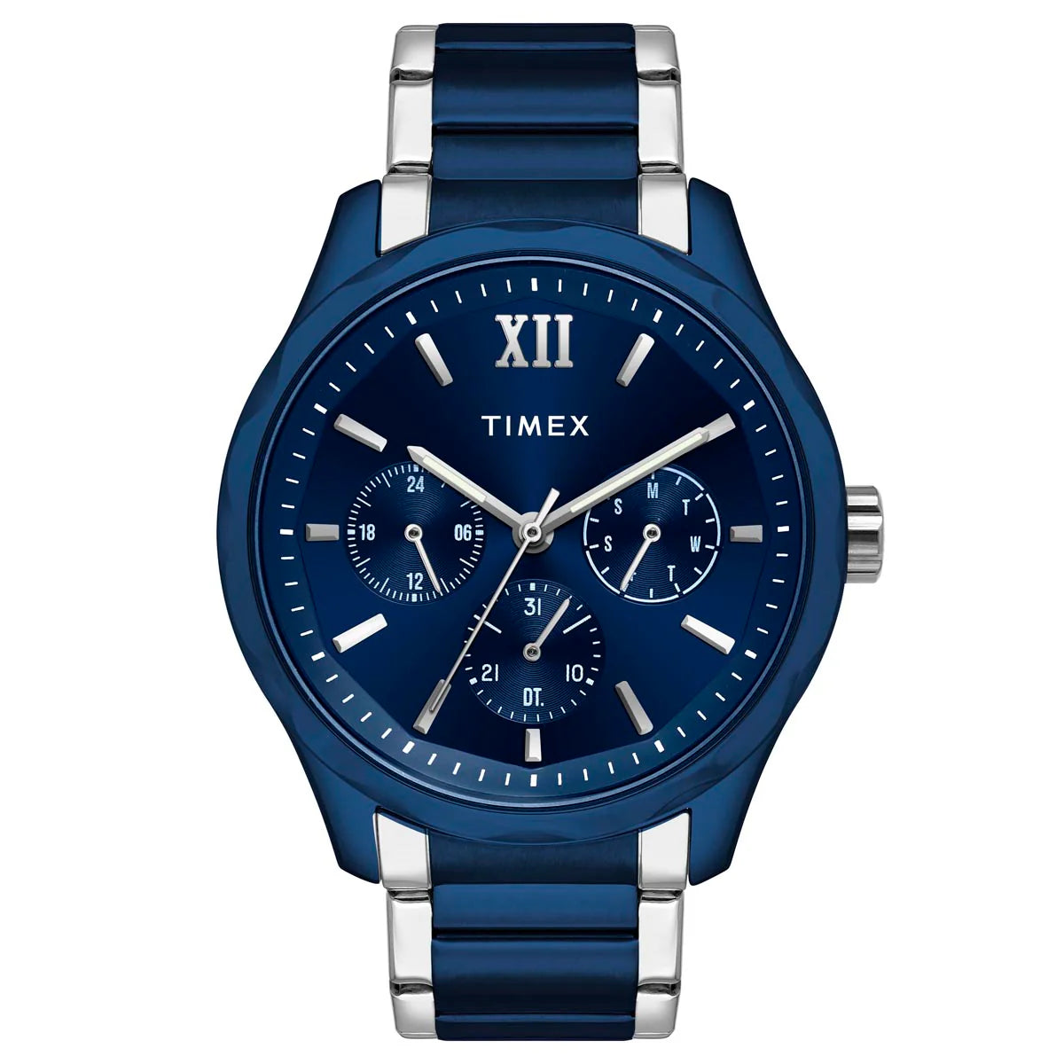 Timex Analog Blue Round Dial Men Watch - TW0TG7638