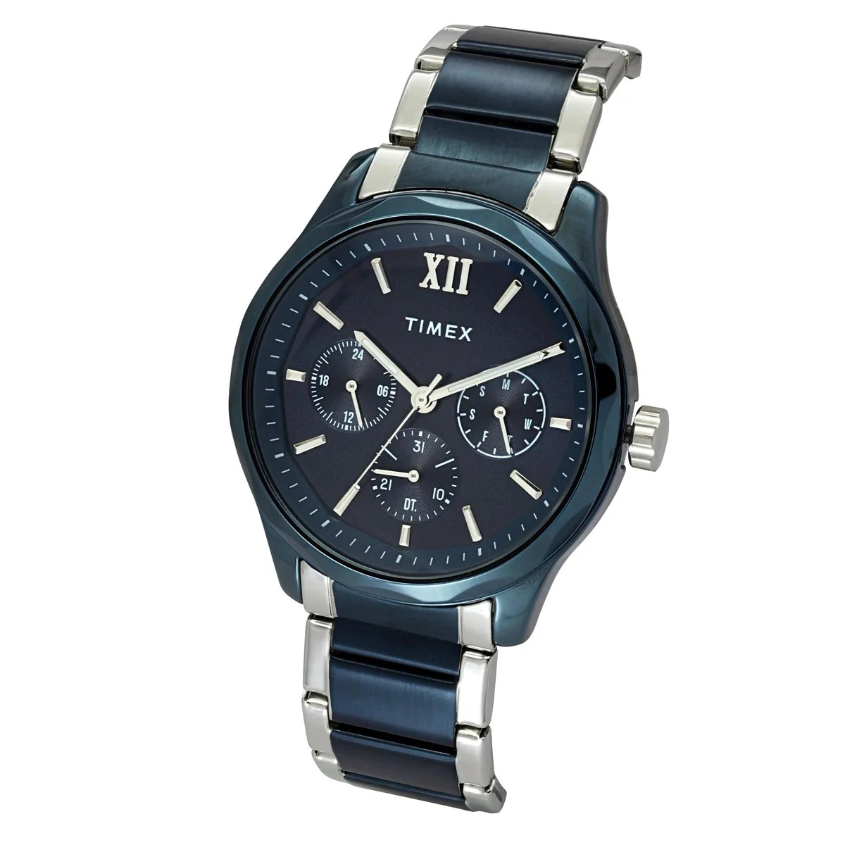 Timex Analog Blue Round Dial Men Watch - TW0TG7638