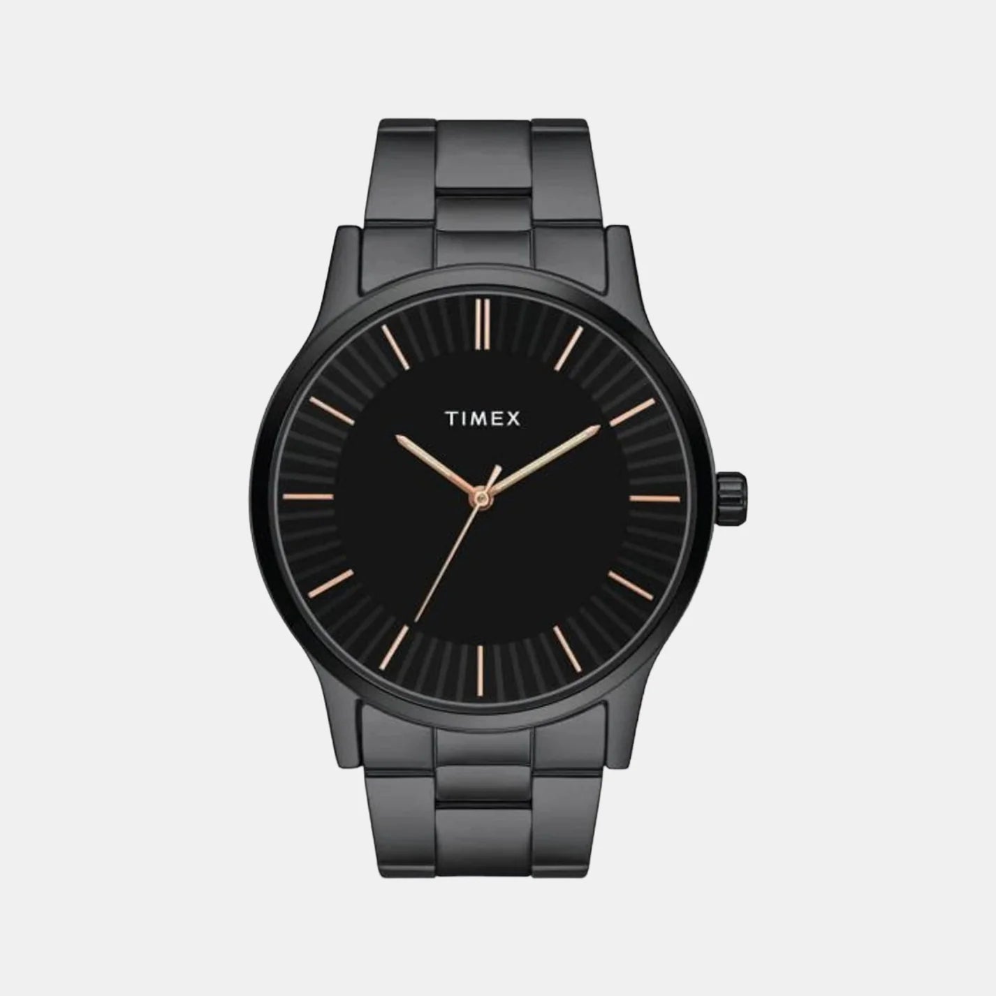 Timex Men's Black Dial Analog Stainless Steel Watch TW0TG8304
