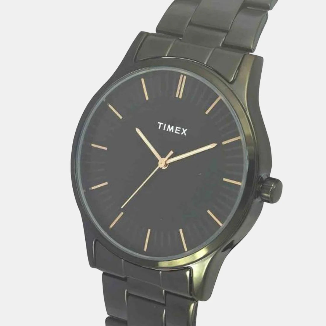 Timex Men's Black Dial Analog Stainless Steel Watch TW0TG8304