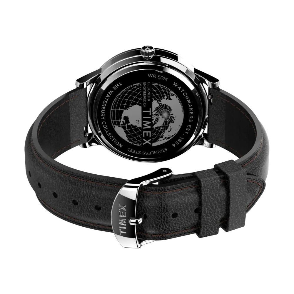 Timex Waterbury Classic Leather Strap Men's Watch - TW2U88400UJ