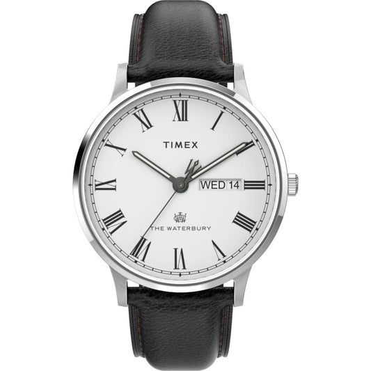 Timex Waterbury Classic Leather Strap Men's Watch - TW2U88400UJ