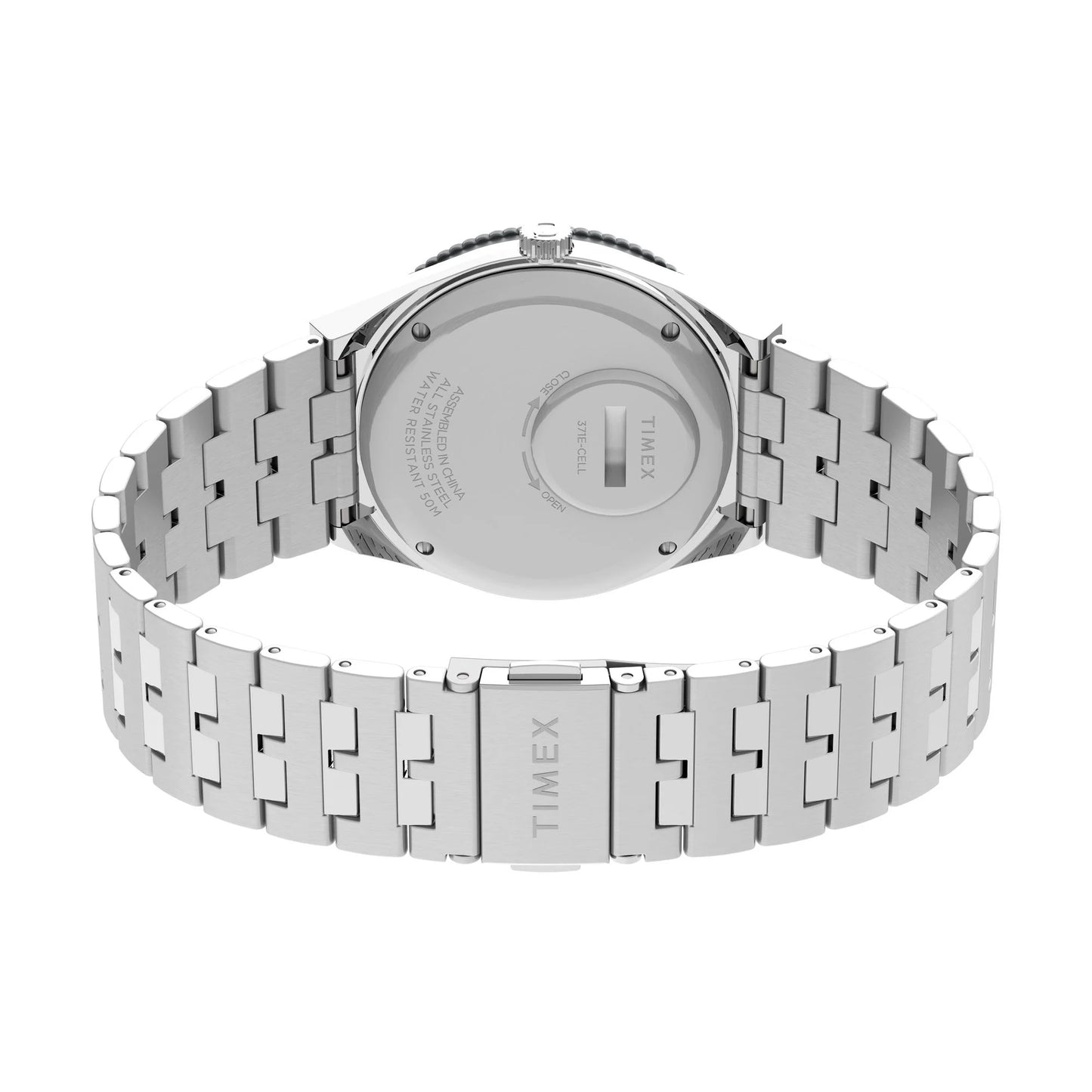 Timex Q GMT Quartz Black Round Dial Analog Men's Watch - TW2V38000UJ