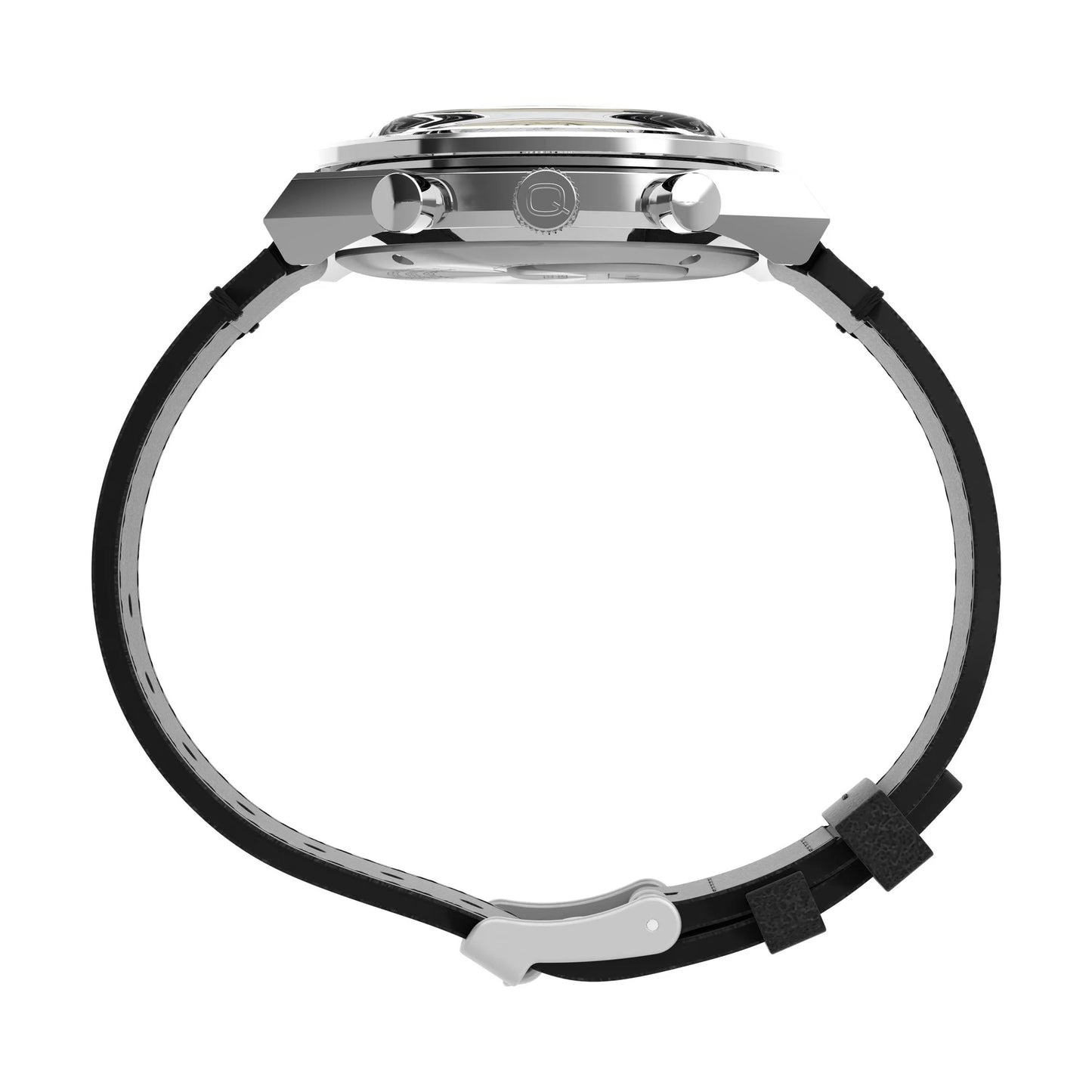 Timex Q Black Round Dial Analog Men's Watch - TW2V42700U9