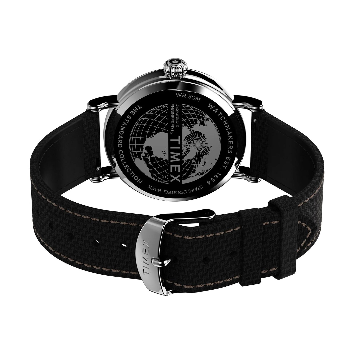 Timex Standard Black Round Dial Analog Men's Watch - TW2V44000UJ