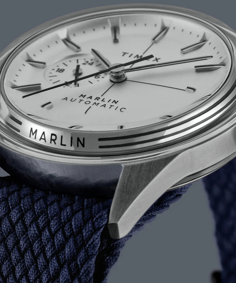 Timex Marlin Jet Automatic 38mm Fabric Strap Men's Watch - TW2V72300U9