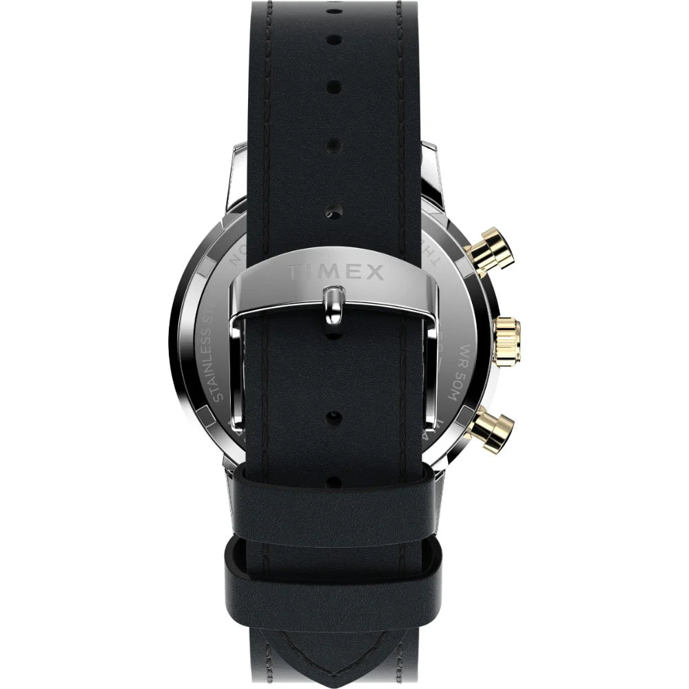 Timex Marlin Round Stainless Steel Beige Dial Analog Watch- Tw2W10000Uj