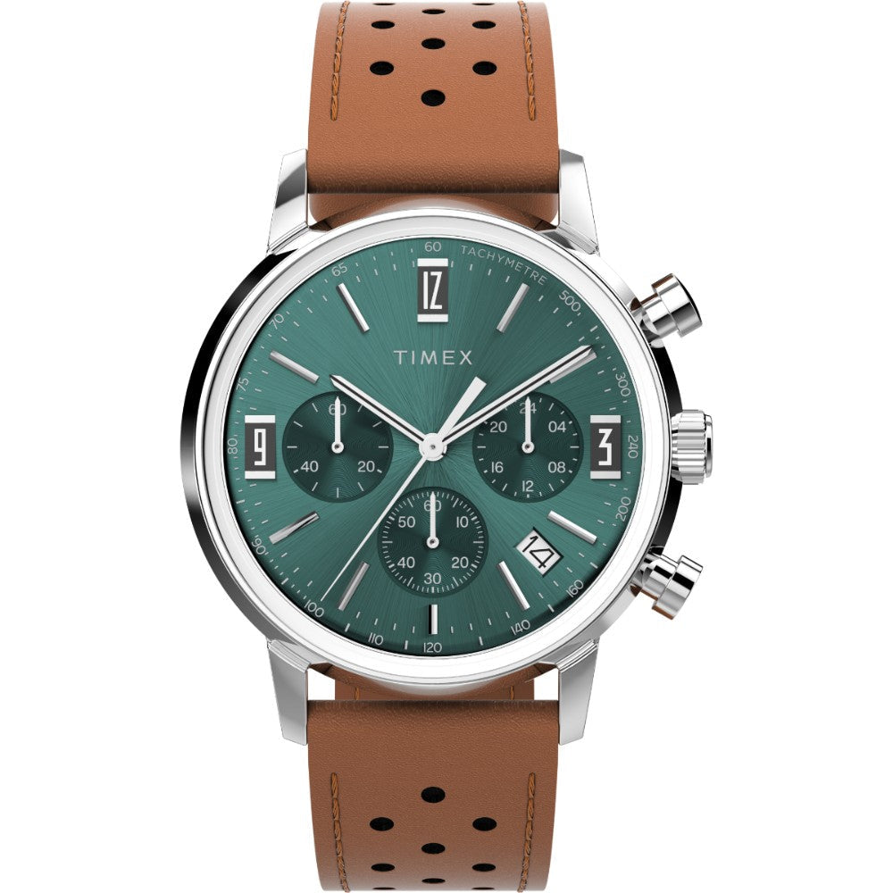 TW2W10100UJ Timex Green Marlin Chronograph Tachymeter Watch (Men)