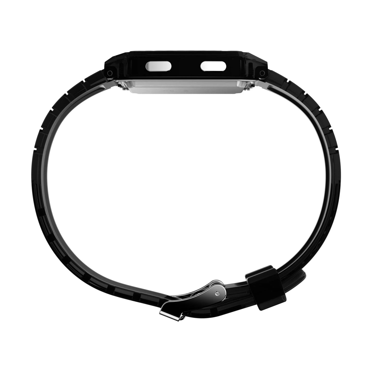 Timex Q Grey 35MM Rectangle Dial Digital Unisex Watch - TW2W45000UJ