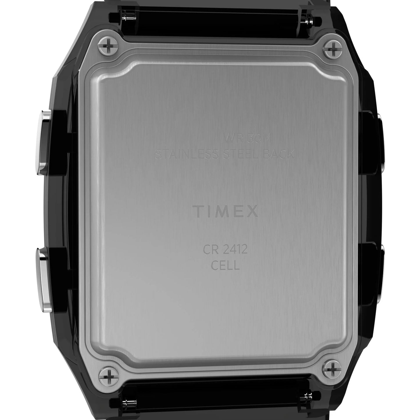 Timex Q Grey 35MM Rectangle Dial Digital Unisex Watch - TW2W45000UJ