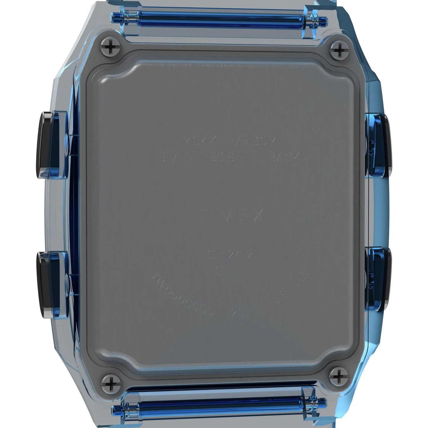 Timex Q Grey Rectangle Dial Digital Unisex Watch - TW2W45100UJ