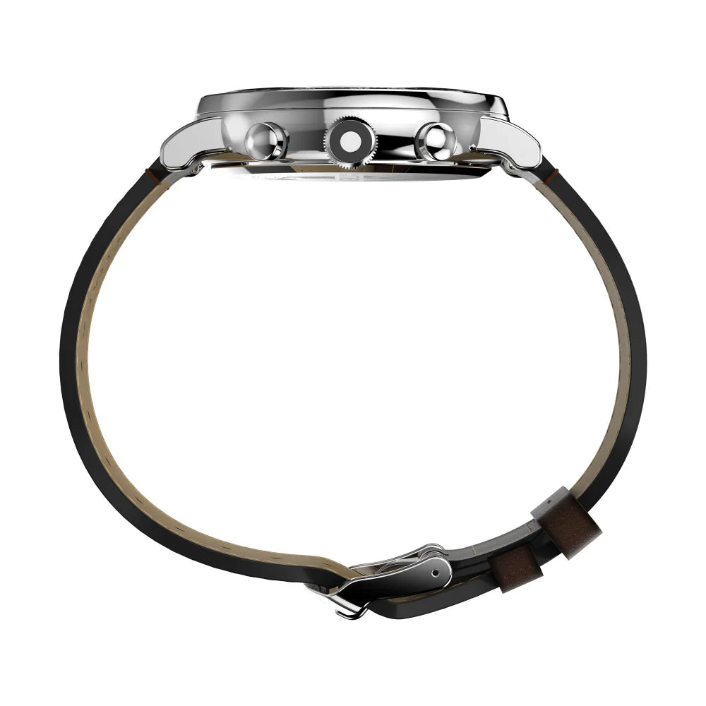 Timex Waterbury Standard 43mm Leather Strap Men's Watch - TW2W47300UJ