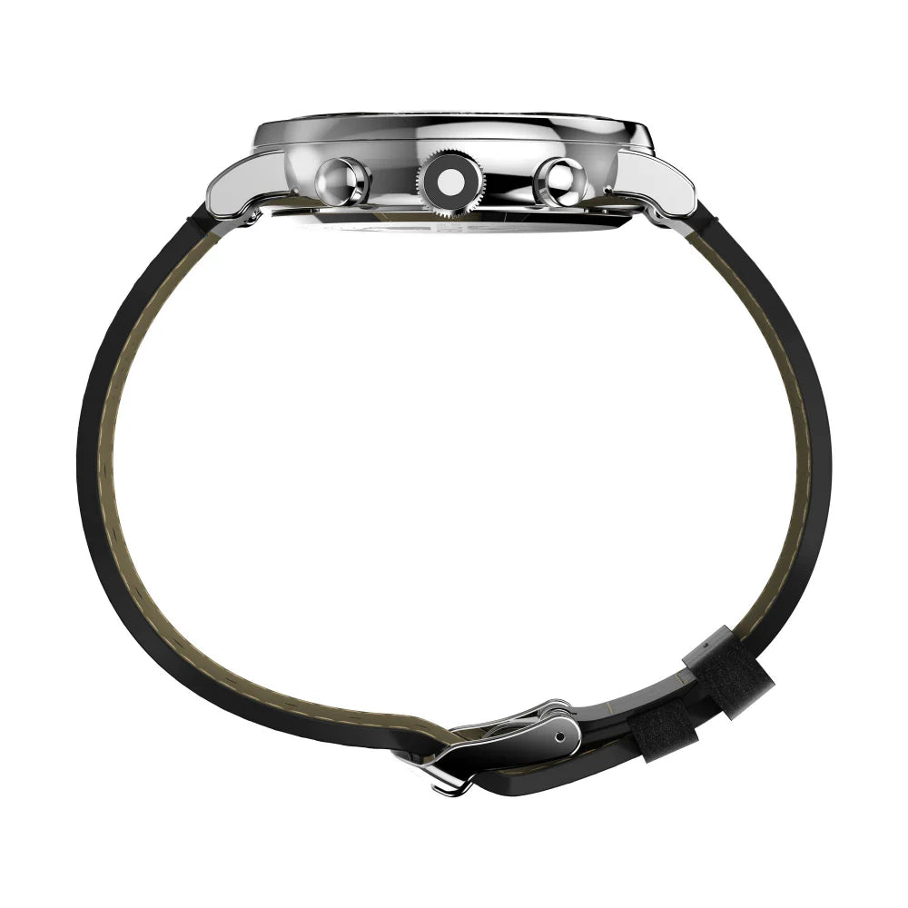 Timex Waterbury Standard 43mm Leather Strap Men's Watch - TW2W47400UJ