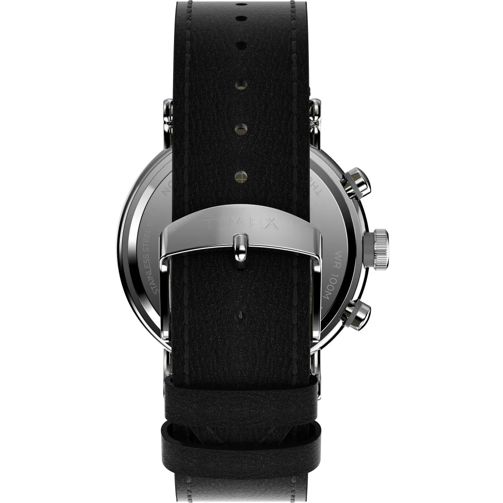 Timex Waterbury Standard 43mm Leather Strap Men's Watch - TW2W47400UJ