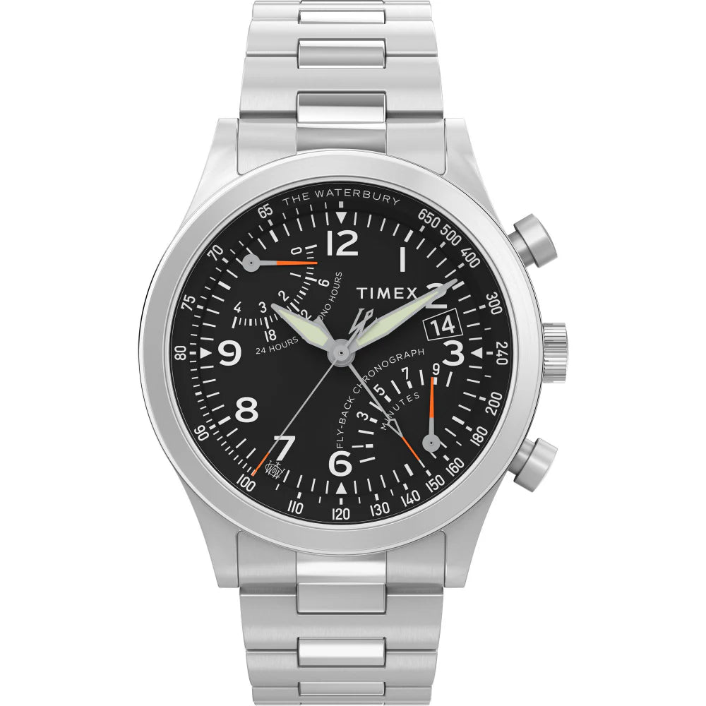 Timex Waterbury Traditional Fly Back Chronograph Dail Watch - TW2W47800UJ