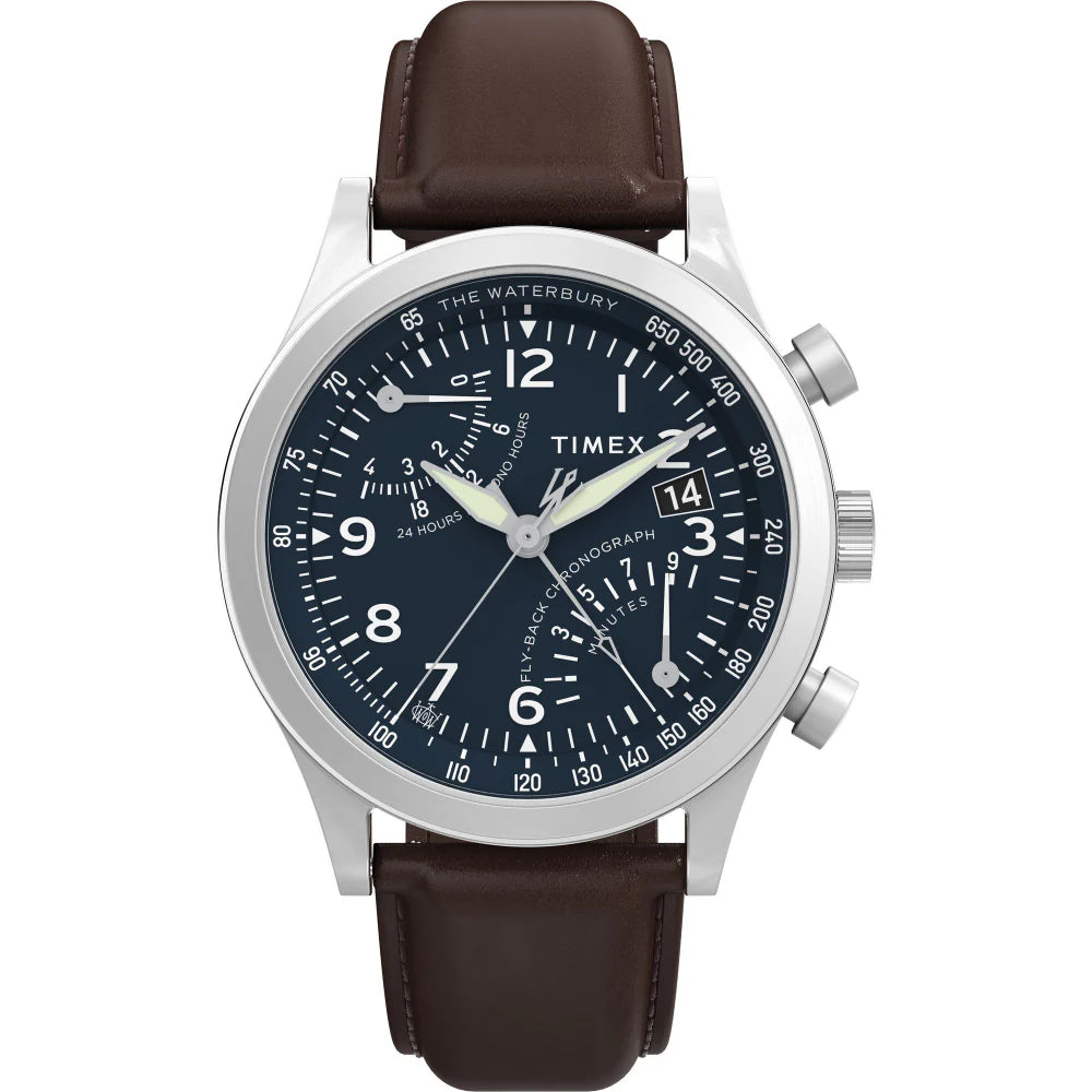 Timex Waterbury Traditional Fly Back Chronograph Men's Watch - TW2W47800UJ