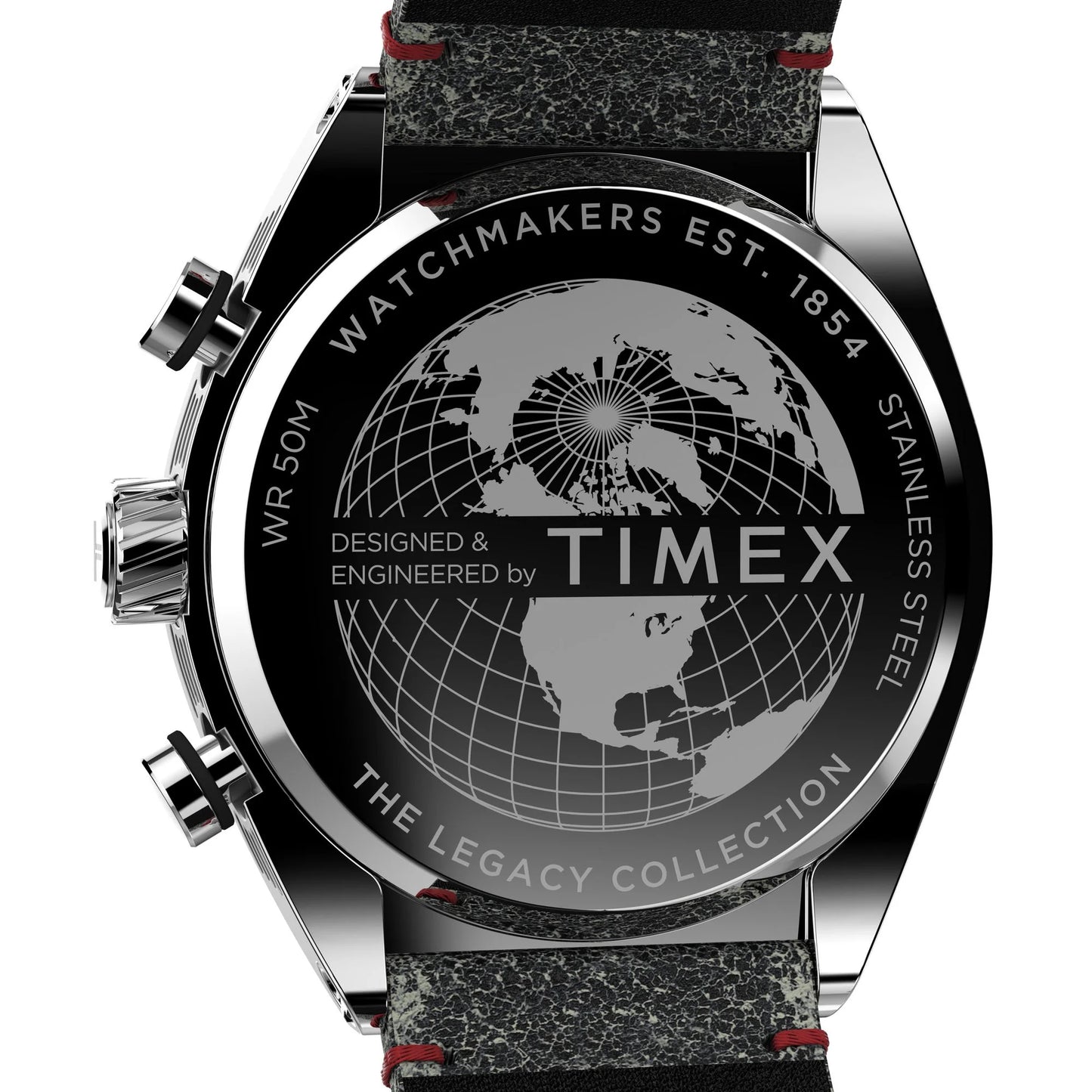 Timex Trend Men Black Tonneau Dial Analog Watch - TW2W50000UJ