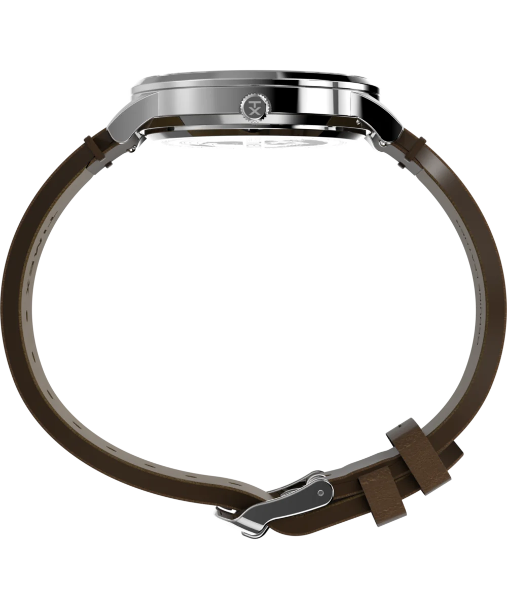 Timex Waterbury Classic Roman Numerals Cream Dial Men's Watch - TW2W50600UJ